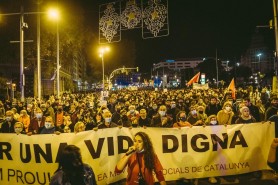 Proteste masive în Barcelona, după majorarea preţurilor la energie. „Ne jefuiesc la propriu"